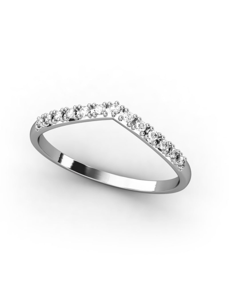 SORTIJA ORO DIAMANTES 0,08 CT