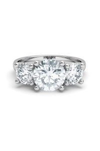 ANILLO ORO TOPACIOS BLANCOS