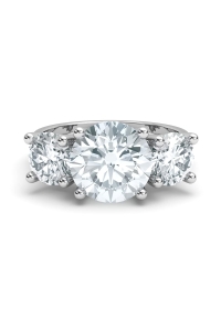 ANILLO ORO TOPACIOS BLANCOS