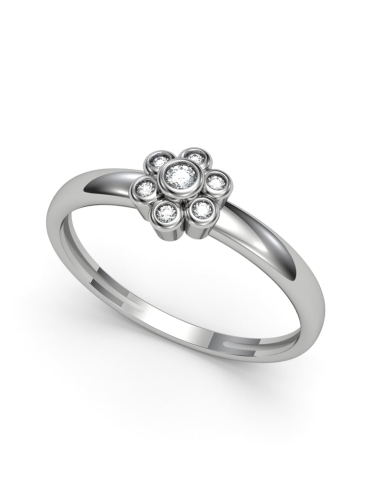 ANILLO ORO BTE 0,07 CT