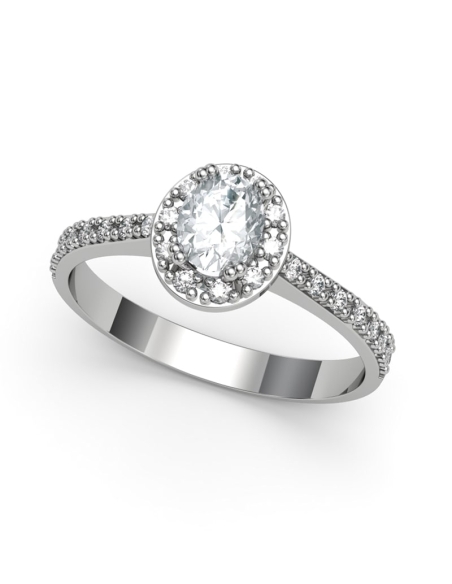ANILLO ORO BTES 0,45 CT
