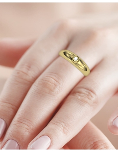 ANILLO ORO DIAMANTE 0,02 CT