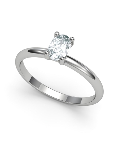 ANILLO ORO BTES 0,40 CT