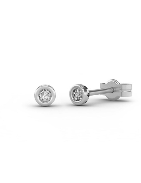 PENDIENTES MY FIRST DIAMOND MANHATTAN DE ORO Y DIAMANTES DE 0,08 CT