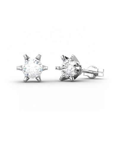 PENDIENTES LES HALLES DE ORO Y DIAMANTES DE...