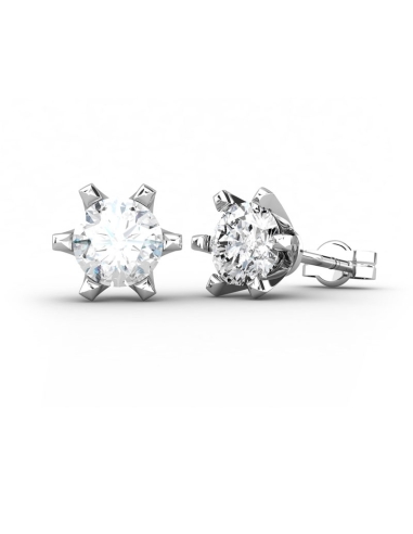 PENDIENTES LES HALLES DE ORO Y DIAMANTES DE...