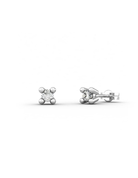 PENDIENTES MONTMARTRE DE ORO Y DIAMANTES DE 0,20 CT
