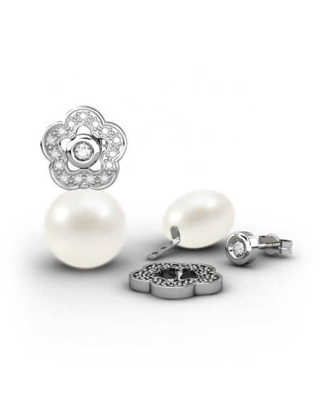 PENDIENTES ORO DIAMANTE 0,22 CTS