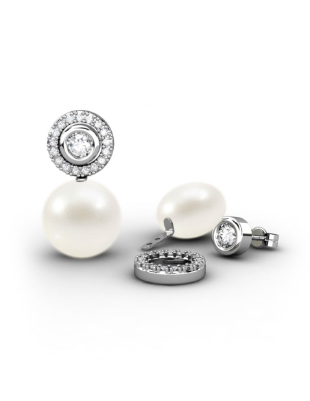 PENDIENTES ORO DIAMANTE 0,34 CT