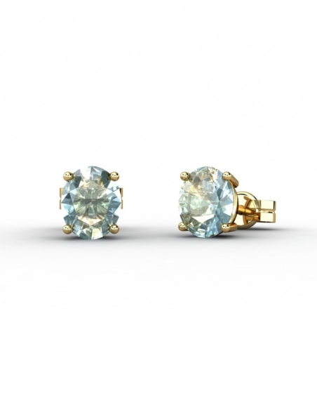 PENDIENTES OSIRIS ORO Y  5X4MM