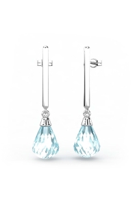 PENDIENTES ORO TOPACIO SKY