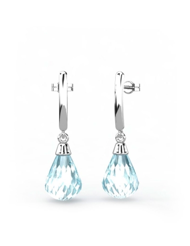PENDIENTES ORO TOPACIO SKY