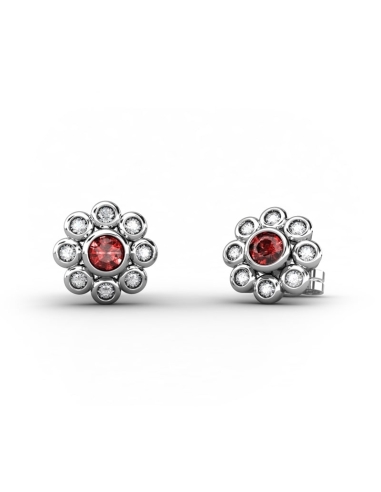 PENDIENTES EPOQUE DE ORO DIAMANTE DE 0,20 CT Y...
