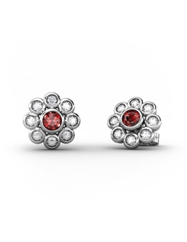 PENDIENTES EPOQUE DE ORO DIAMANTE DE 0,26 CT Y...