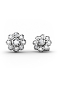 PENDIENTES EPOQUE DE ORO Y DIAMANTE DE 0,72 CT