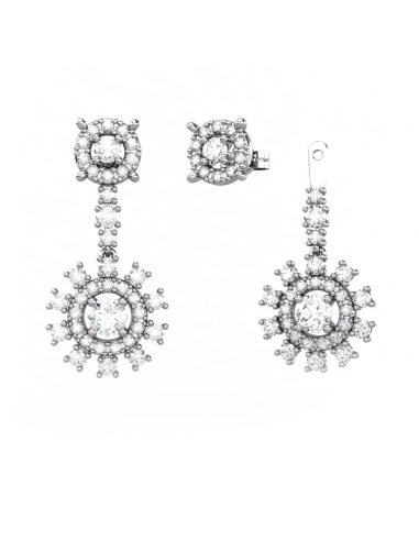 PENDIENTES DESMONTABLES 2 EN 1 LE BLANC DE ORO...