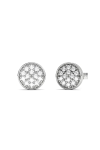 PENDIENTE ORO PAVE DE DIAMANTE 0,18CT