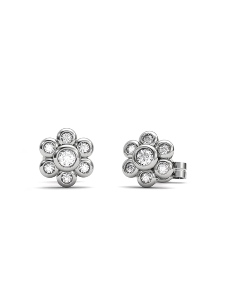 PENDIENTE ORO DIAMANTE 0,13 CT