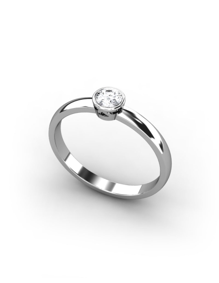 ANILLO MANHATTAN DE ORO Y DIAMANTE DE 0,25 CT