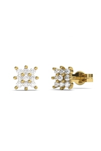 PENDIENTE ORO DIAMANTE 0,12 CT