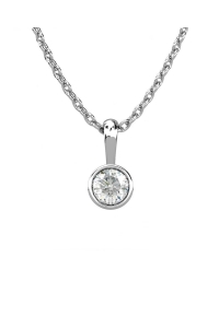 COLGANTE MANHATTAN DE ORO Y DIAMANTE DE 0,30 CT