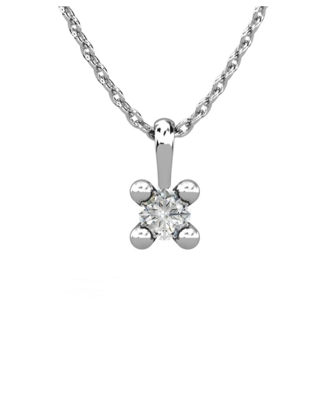 COLGANTE MONTMARTRE DE ORO Y DIAMANTE DE 0,10 CT