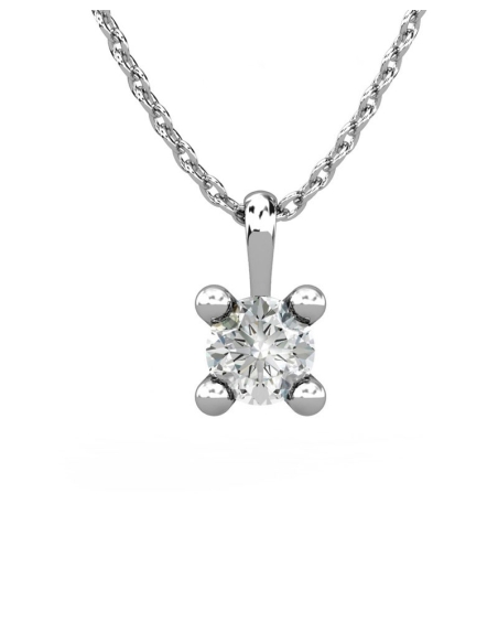 COLGANTE MONTMARTRE DE ORO Y DIAMANTE DE 0,25 CT