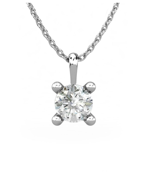 COLGANTE MONTMARTRE DE ORO Y DIAMANTE DE 0,50 CT