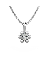 COLGANTE VENDOME DE ORO Y DIAMANTE DE 0,20 CT