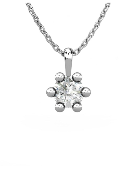 COLGANTE VENDOME DE ORO Y DIAMANTE DE 0,35 CT