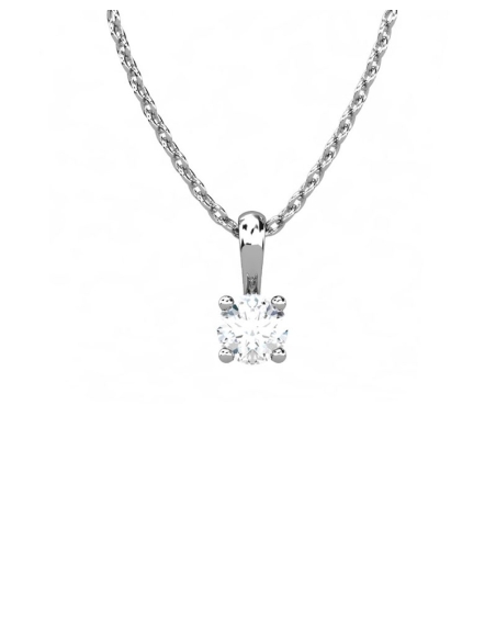 COLGANTE SOHO DE ORO Y DIAMANTE DE 0,35 CT