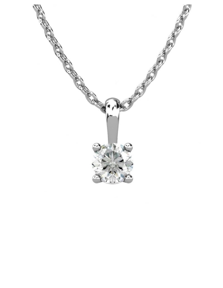 COLGANTE SOHO DE ORO Y DIAMANTE DE 0,40 CT