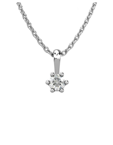 COLGANTE BROOKLYN DE ORO Y DIAMANTE DE 0,15 CT