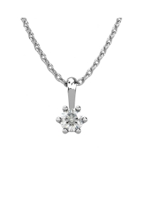 COLGANTE BROOKLYN DE ORO Y DIAMANTE DE 0,30 CT