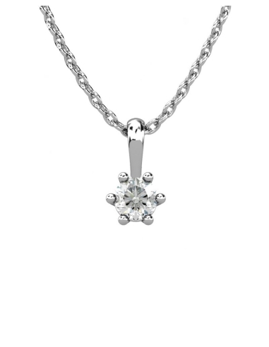 COLGANTE BROOKLYN DE ORO Y DIAMANTE DE 0,30 CT