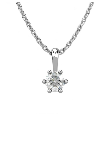 COLGANTE BROOKLYN DE ORO Y DIAMANTE DE 0,40 CT