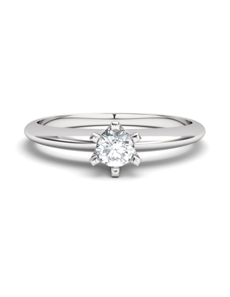 ANILLO LES HALLES DE ORO Y DIAMANTE DE 0,15 CT