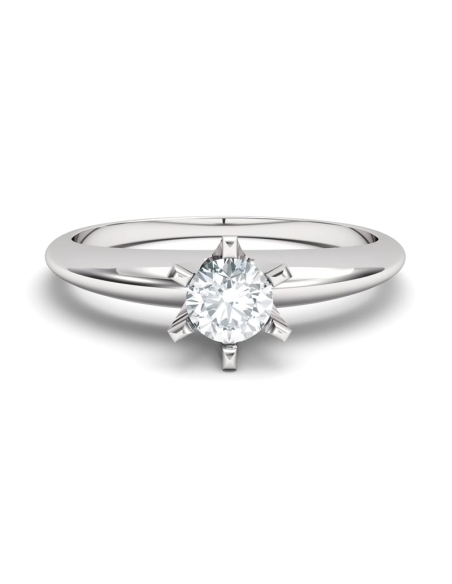 ANILLO LES HALLES DE ORO Y DIAMANTE DE 0,25 CT