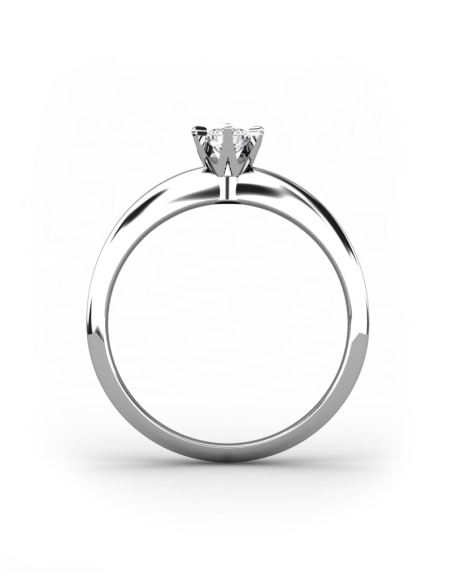 ANILLO LES HALLES DE ORO Y DIAMANTE DE 0,25 CT