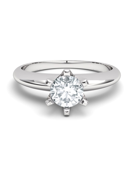 ANILLO LES HALLES DE ORO Y DIAMANTE DE 0,35 CT