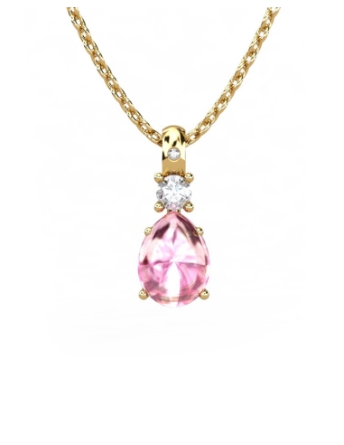 COLGANTE GAIA DE ORO GAIA CON DIAMANTE DE 0,01...