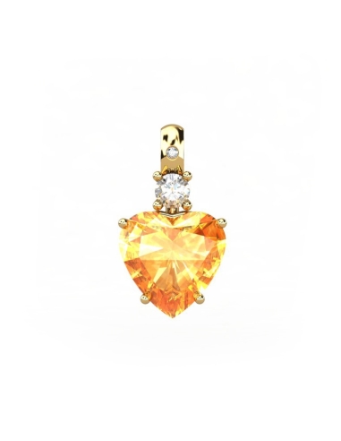 COLGANTE GAIA DE ORO GAIA CON DIAMANTE DE 0,01...
