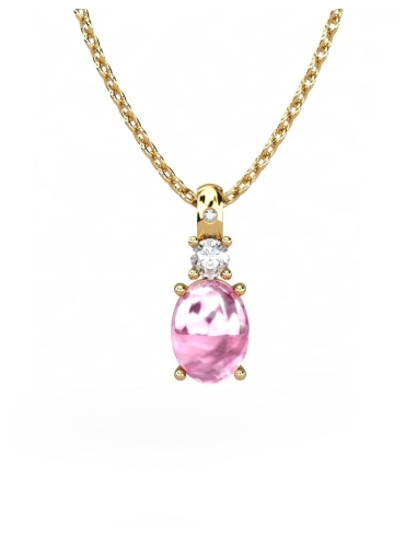 COLGANTE GAIA DE ORO GAIA CON DIAMANTE DE 0,01...