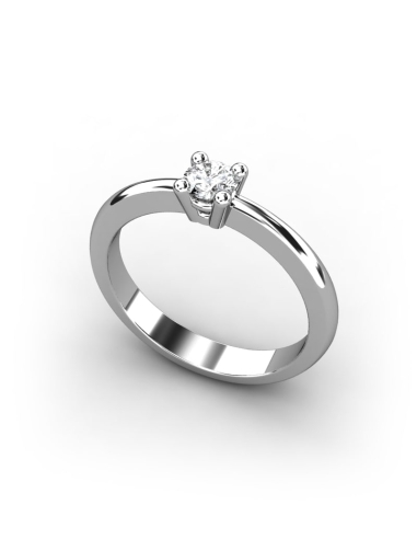 ANILLO MONTMARTRE DE ORO Y DIAMANTE DE 0,30 CT