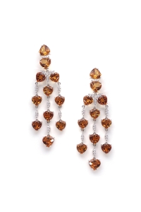 PENDIENTES DE ORO ELEGANCIA DORADA DIAMANTES 0,78 CT Y...