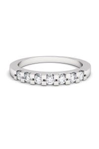 ANILLO MEDIA ALIANZA BEIRUT DE ORO Y DIAMANTES DE 0,35 CT