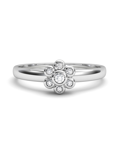 ANILLO ORO BTE 0,07 CT