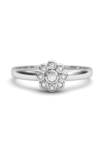 ANILLO ORO BTE 0,08 CT