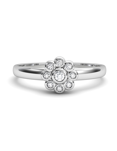 ANILLO ORO BTE 0,08 CT