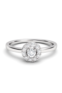 ANILLO ORO Y DIAMANTE 0.12CT